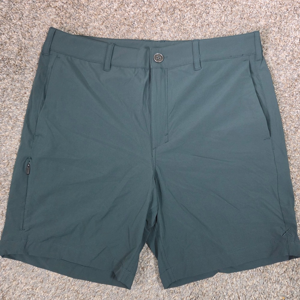 Cuts Clothing Hybrid Swim Shorts Bonsai Green Mens Size‎ 26 MX10147